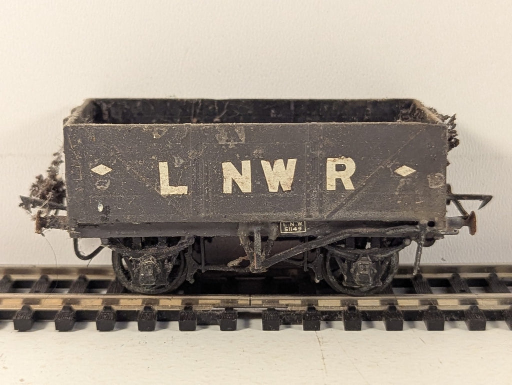 Kitbuilt OO Gauge LNWR 5-Plank Open Wagon Goods Wagon 51149 LNWR Grey