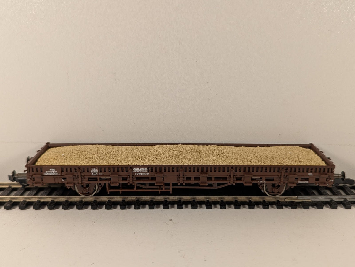 Roco HO Gauge ÖBB Abraumwagen Goods Wagon 40 81 9423063-2 ÖBB Brown 47172