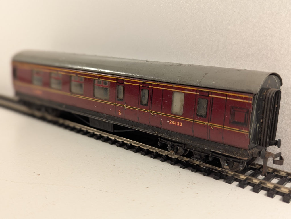 Hornby Dublo OO Gauge LMS Brake 3rd Coach