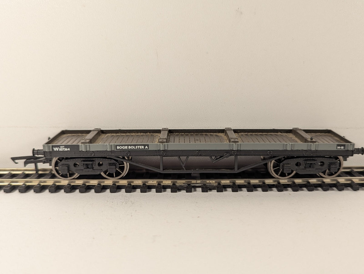 Mainline OO Gauge Bogie Bolster A Goods Wagon W107364 BR Unfitted Grey 937353