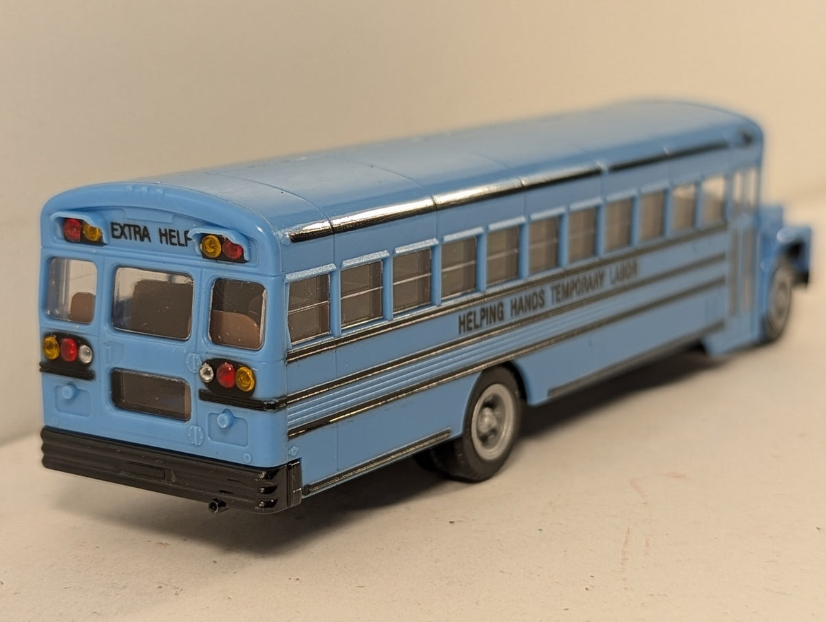 Con-Cor HO Scale Bluebird School Bus (International Chassis) Model Bus