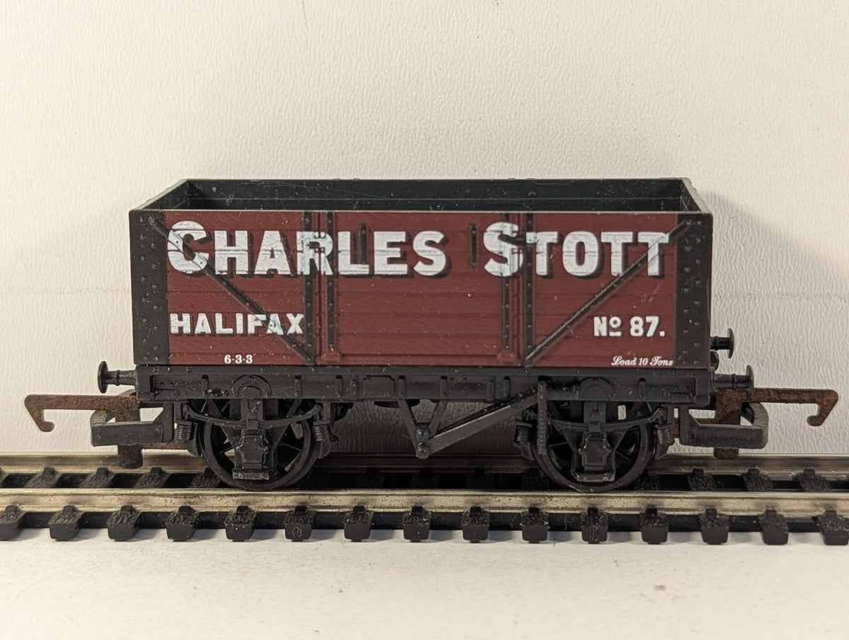 Hornby OO Gauge 5 Plank Open Wagon Charles Stott Goods Wagon 87