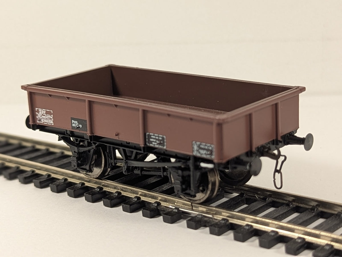 Bachmann OO Gauge 13 Ton Open Wagon ZDV DB746058 BR Bauxite