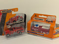Matchbox Diecast Fire Flooder and MBX Station No 1 Fire Engine Pair