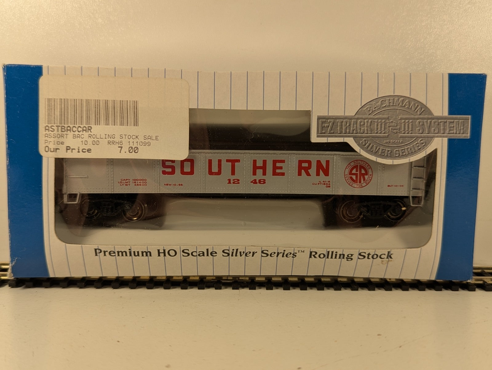 Bachmann HO Gauge 40ft Gondola Goods Wagon 1246 Southern 17204