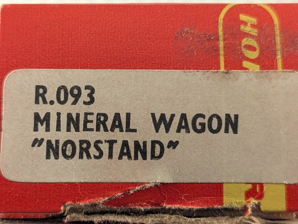Hornby R093 OO Gauge Norstand Mineral Wagon - Boxed
