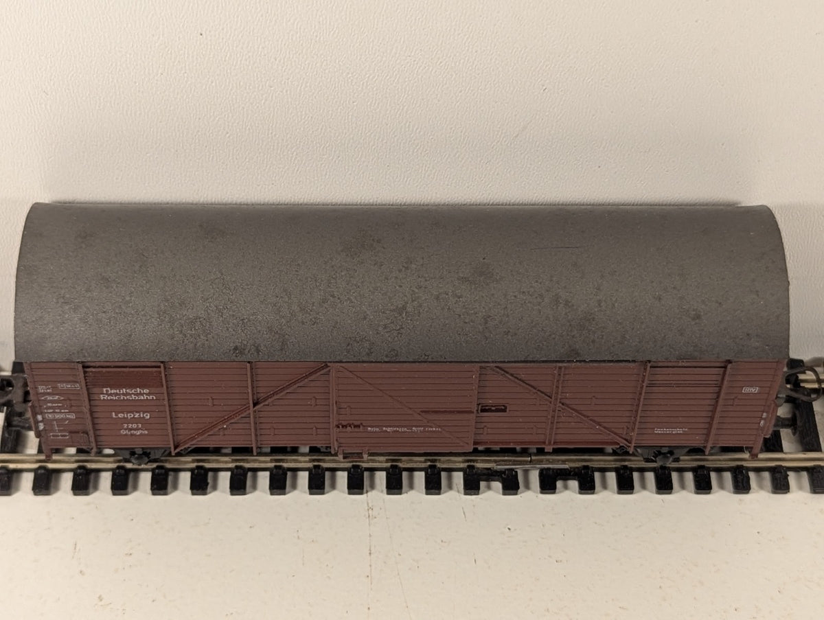 Roco Deutsche Bundesbahn Covered Goods Wagon Brown