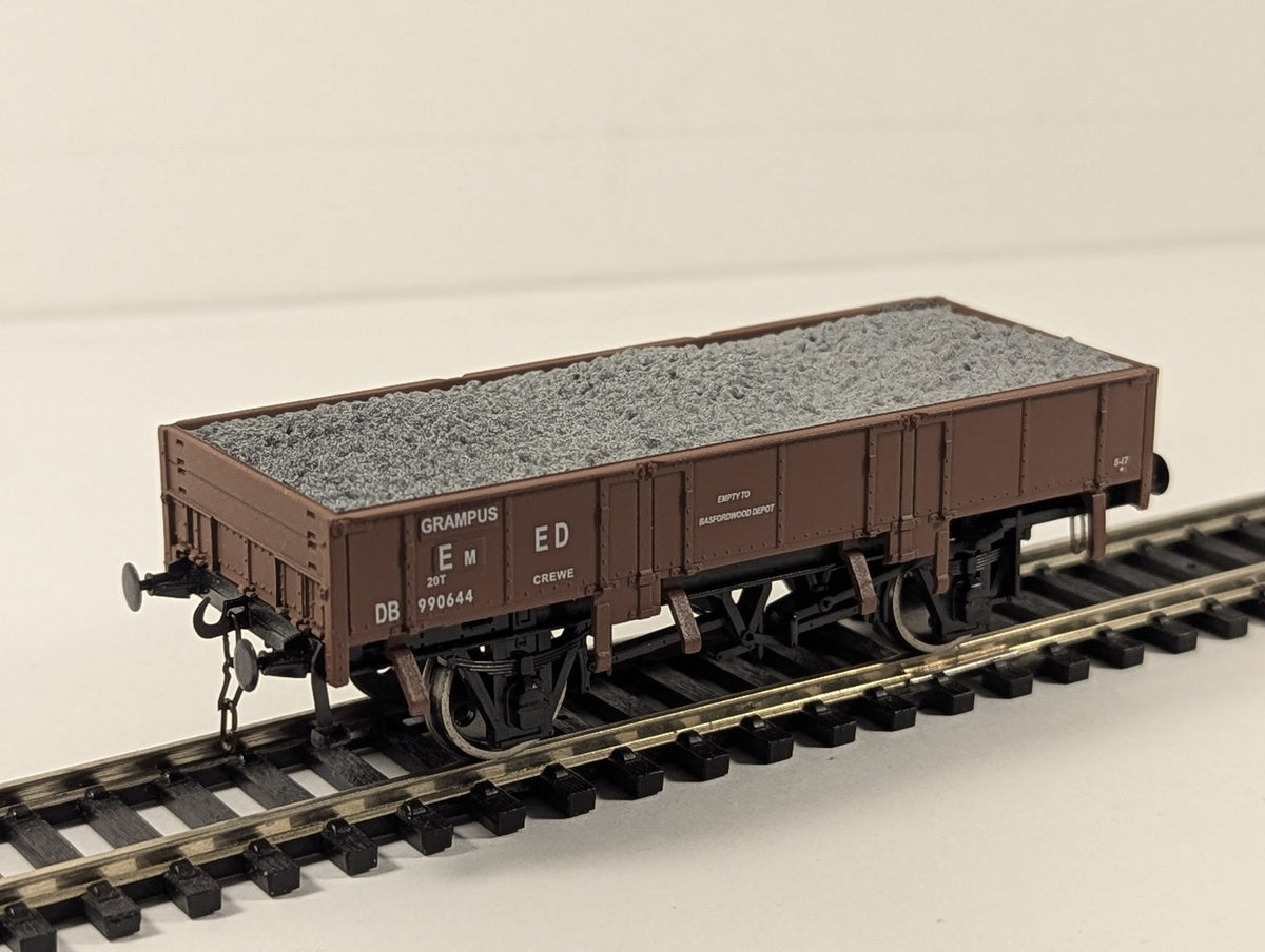 Dapol OO Gauge BR 20 Ton Grampus Ballast Wagon Goods Wagon DB 990644