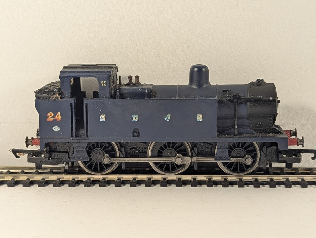 Hornby OO Gauge Class 3F Jinty 0-6-0T Locomotive 24 SDJR Blue 32-227