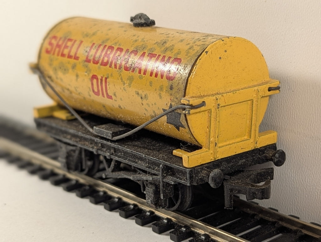 Hornby Dublo OO Gauge D1 Shell Lubricating Oil Tank Wagon Goods Wagon