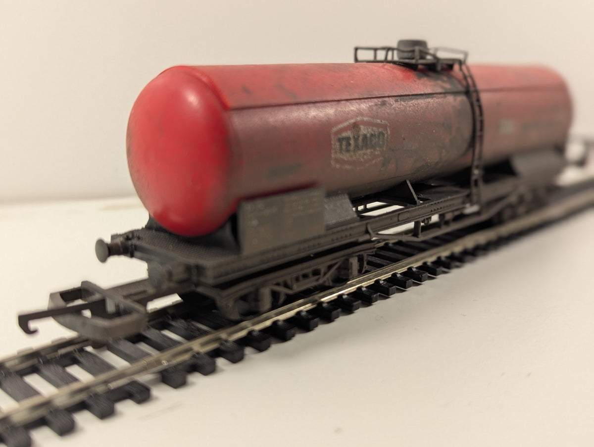 Lima Texaco Milford Haven Bogie Tanker Weathered