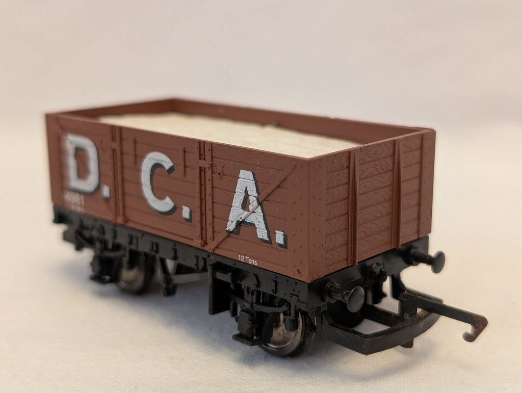 Hornby 7 Plank Open Wagon Goods Wagon 4981 D.C.A.