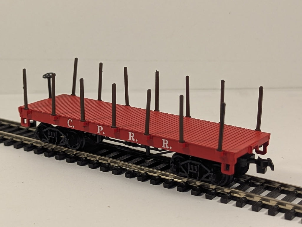 Bachmann HO Gauge 34' Old Time Flat Car Central Pacific Railroad (C.P.R.R.)