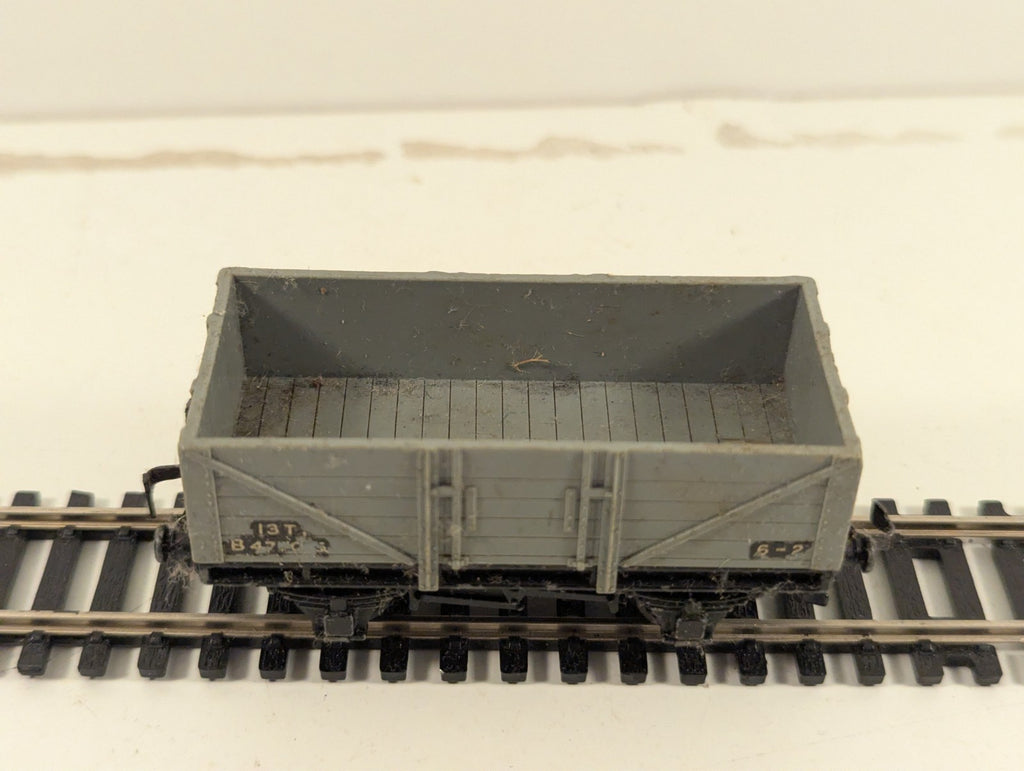 Hornby Dublo OO Gauge Grey Open Wagon - Damaged Lettering & Numbering