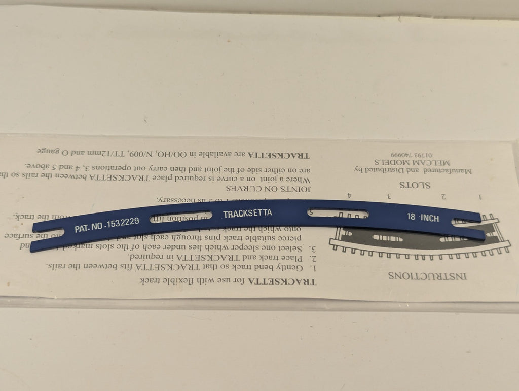 Tracksetta 30" Radius 12mm Gauge Track Laying Template