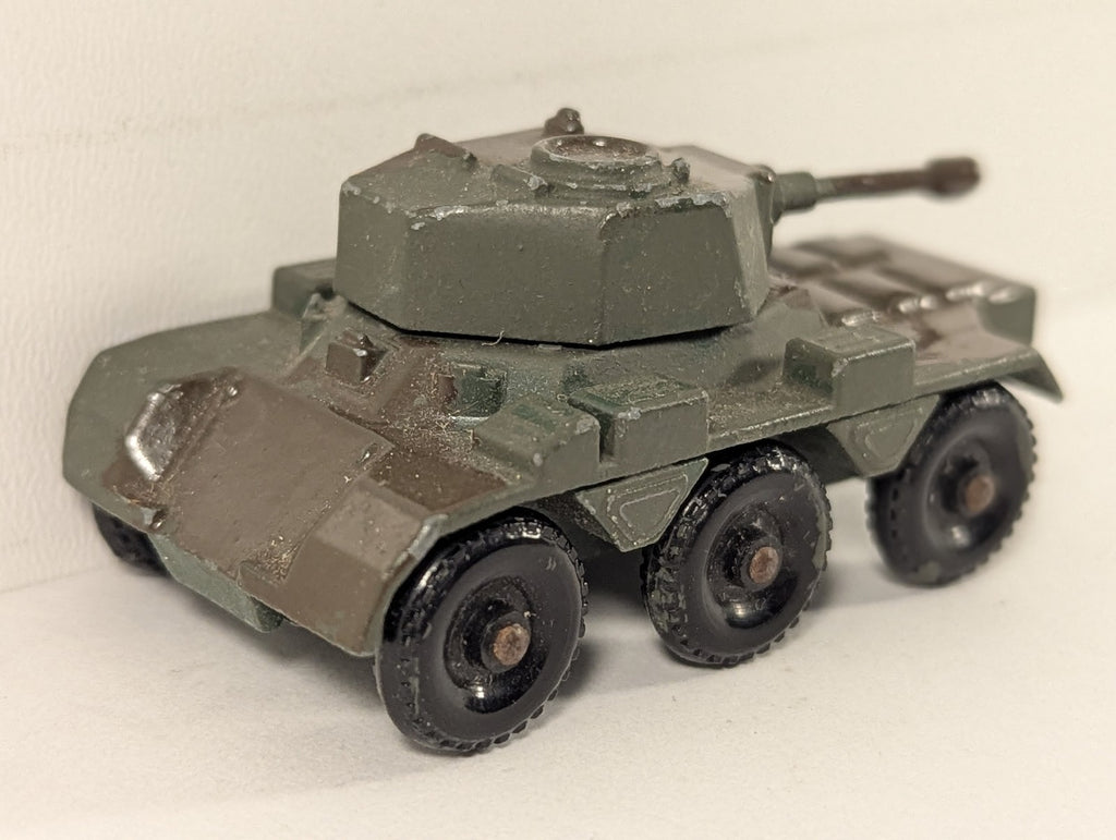 Lesney Saladin Armoured Car 6x6 Die-cast Vehicle Olive Green & Brown 67
