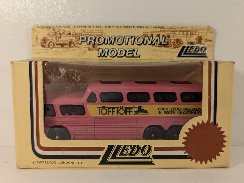 Lledo Promotional Model Coach Die-cast Model Coach Pink - Töff Essen