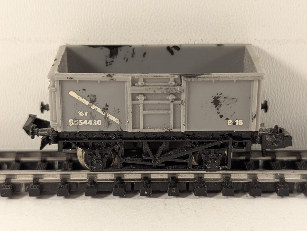 Lima N Gauge 16 Ton Mineral Wagon B554430 BR Grey