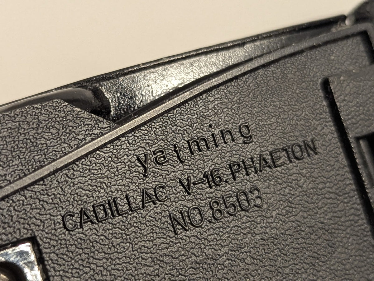 Yatming Cadillac V-16 Phaeton Die-cast Model Car Silver and Black 8503