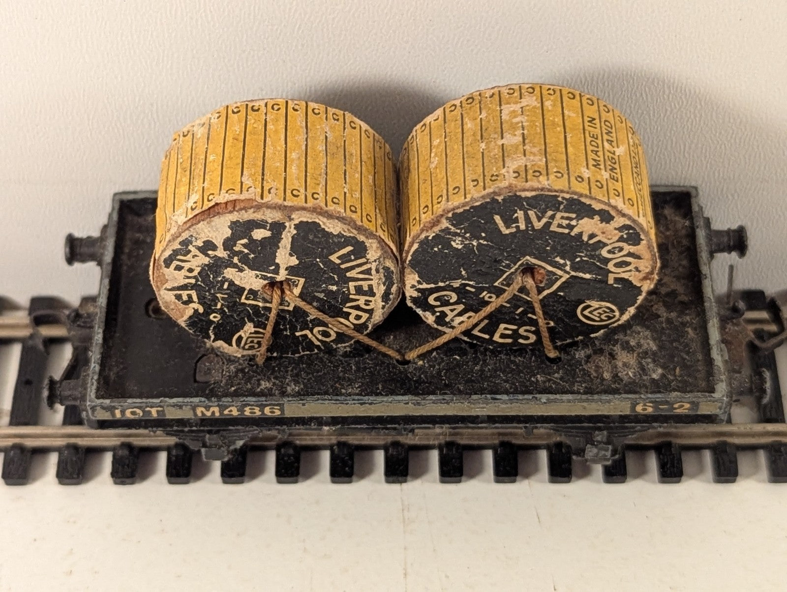 Hornby Dublo 32086 Liverpool Cables 10 Ton Low Sided Wagon OO Gauge