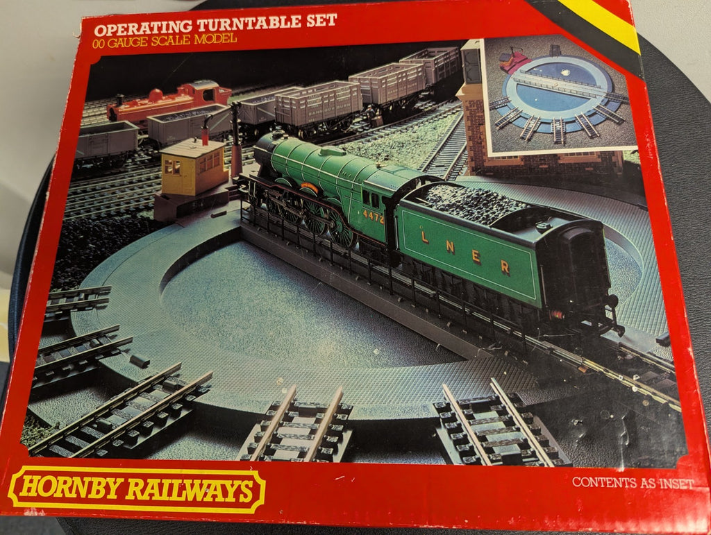 Hornby Railways R410 Operating Turntable Set Boxed