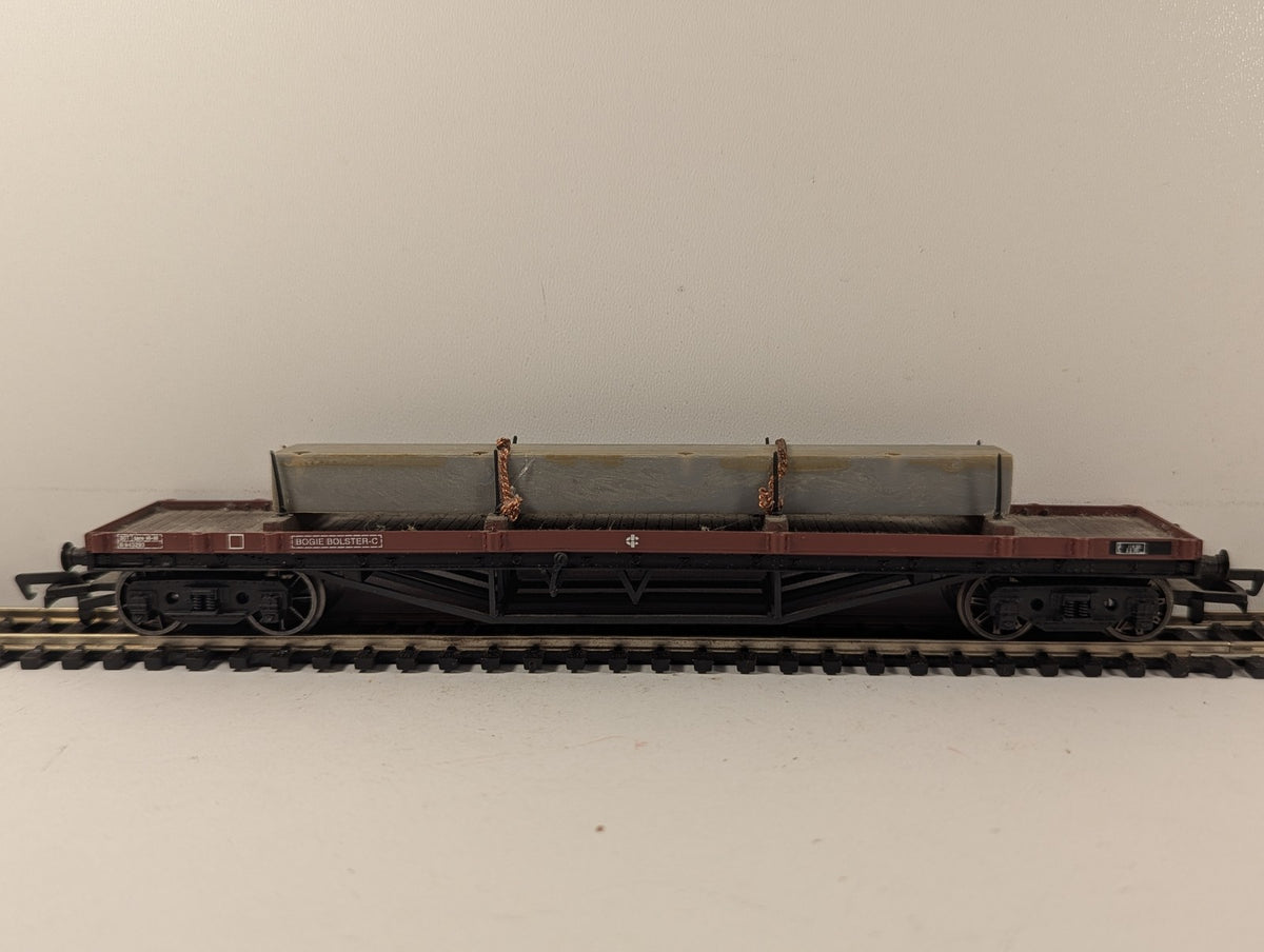 Bachmann OO Gauge Bogie Bolster C Wagon Goods Wagon B943293 BR Bauxite