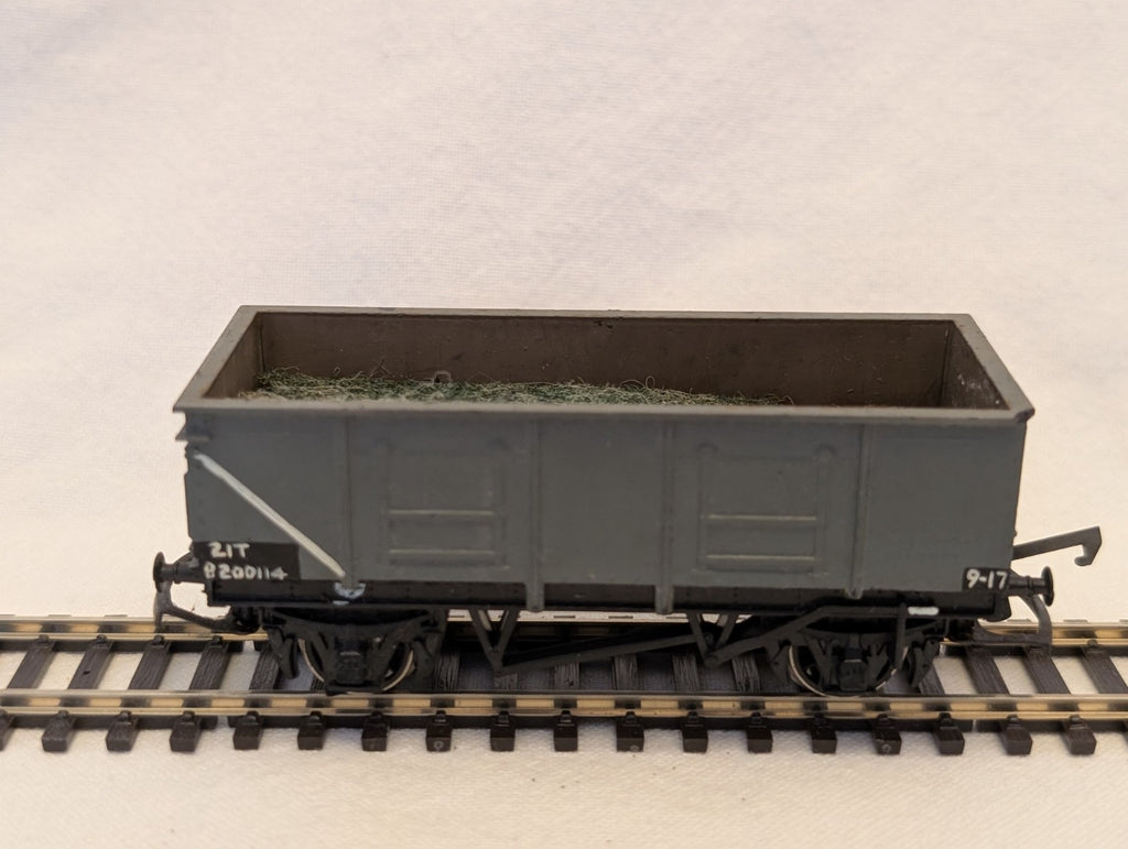 Tri-ang OO Gauge LNER Open Wagon Goods Wagon B200114 BR Grey (Repaint)