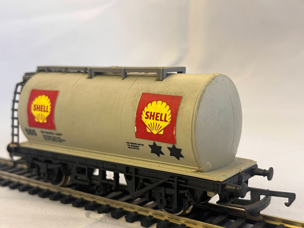 Hornby R020 OO Gauge Grey Shell Tank Wagon Boxed