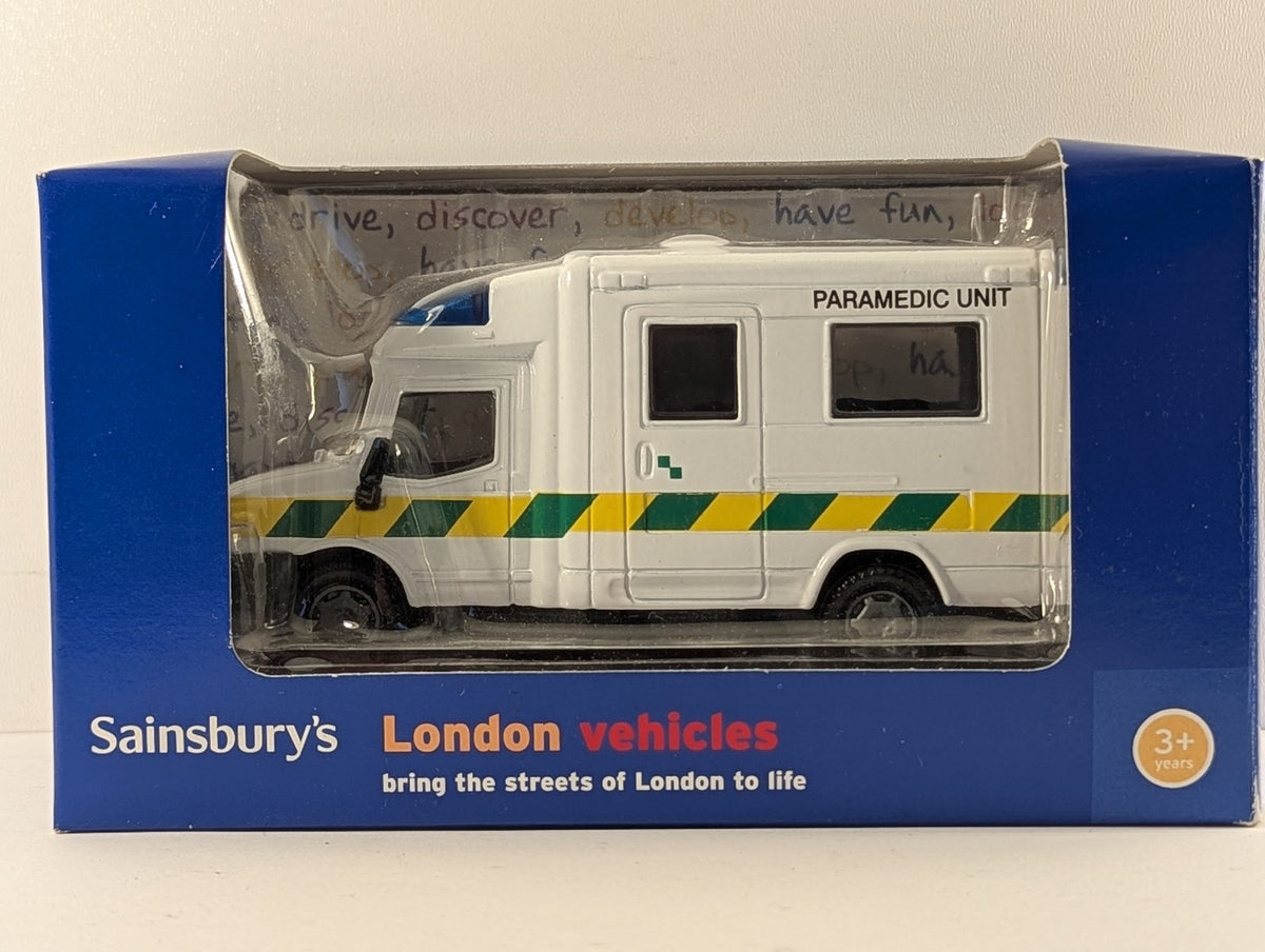 Sainsbury's London Paramedic Unit Ambulance Die-cast Vehicle