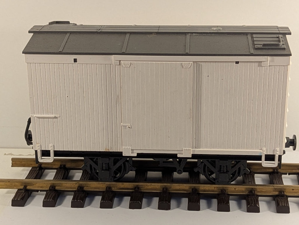LGB G Scale Two-Axle Closed Goods Van White