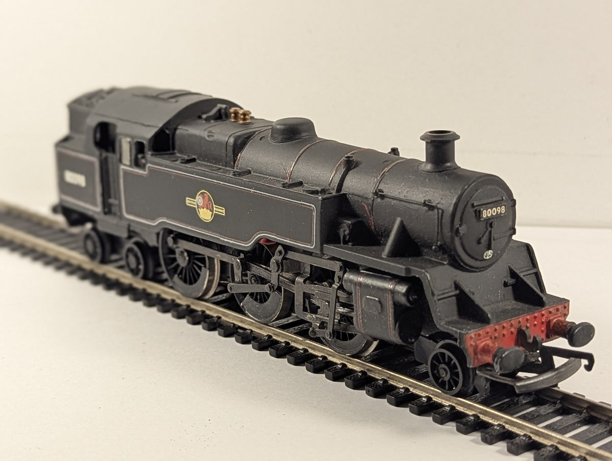Wrenn OO Gauge Standard Class 4MT 2-6-4T Locomotive 80098 BR Black