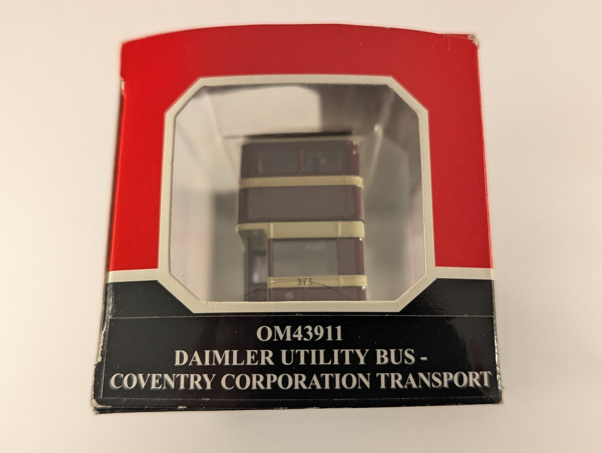 Corgi 1:76 Daimler Utility Bus - Coventry Corporation Transport Die-cast Bus 375
