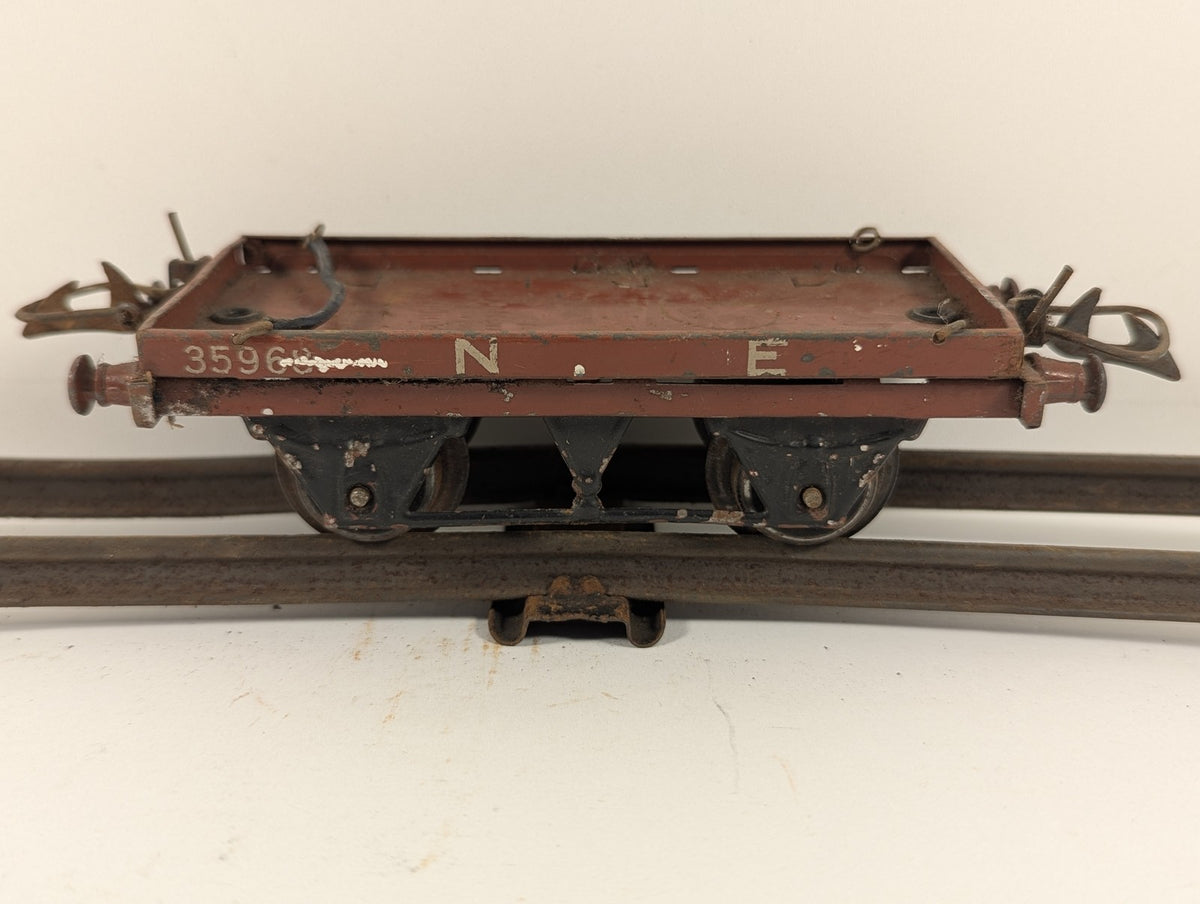 Hornby O Gauge No. 1 Flat Truck Goods Wagon 35968 NE