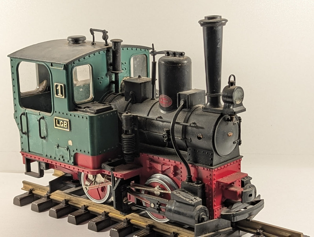 LGB G Gauge Stainz 0-4-0T Steam Locomotive 1 Green / Red 2010