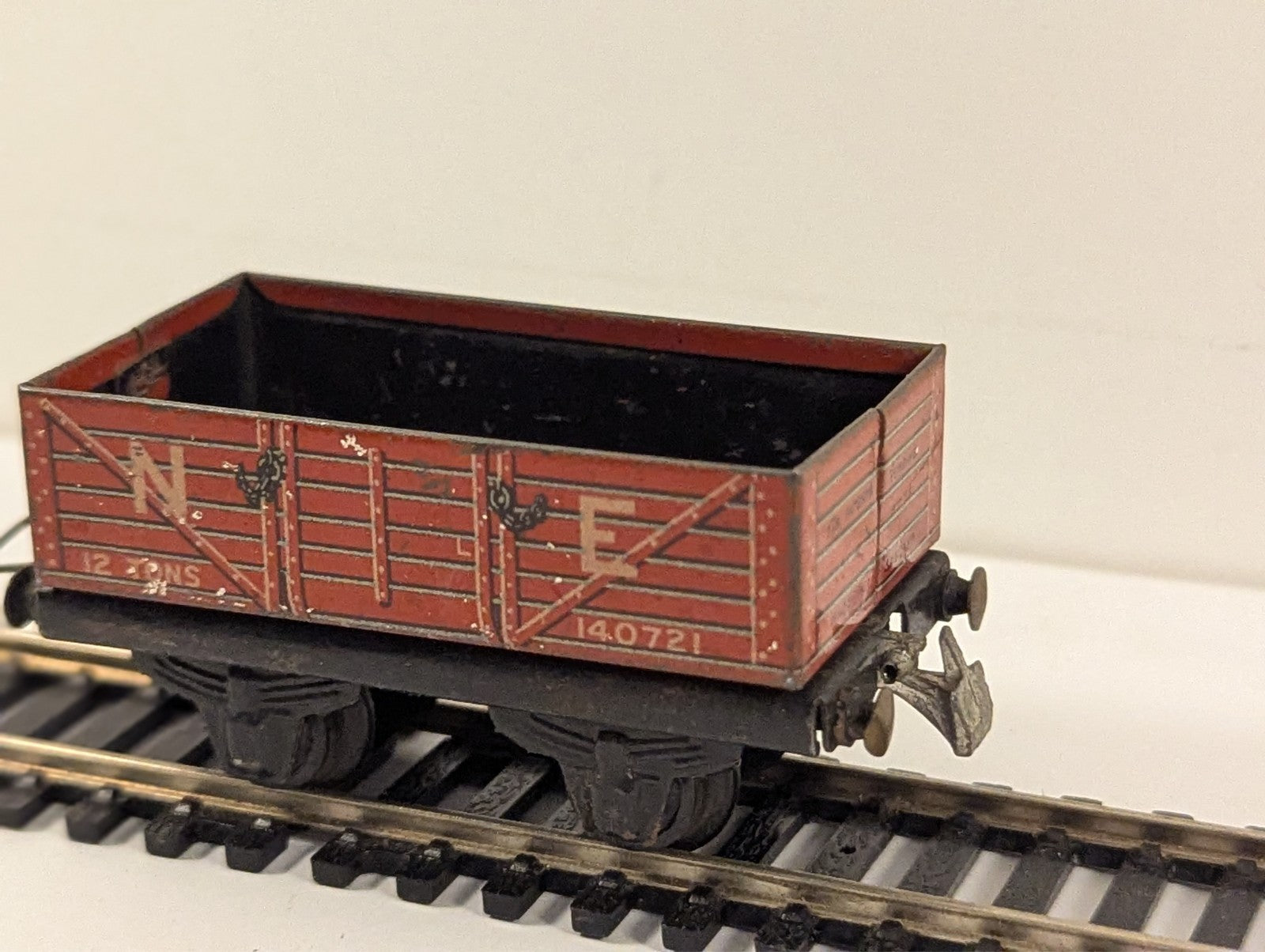 Trix Twin Railway LNER 5 Plank Open Wagon Tinplate OO Gauge
