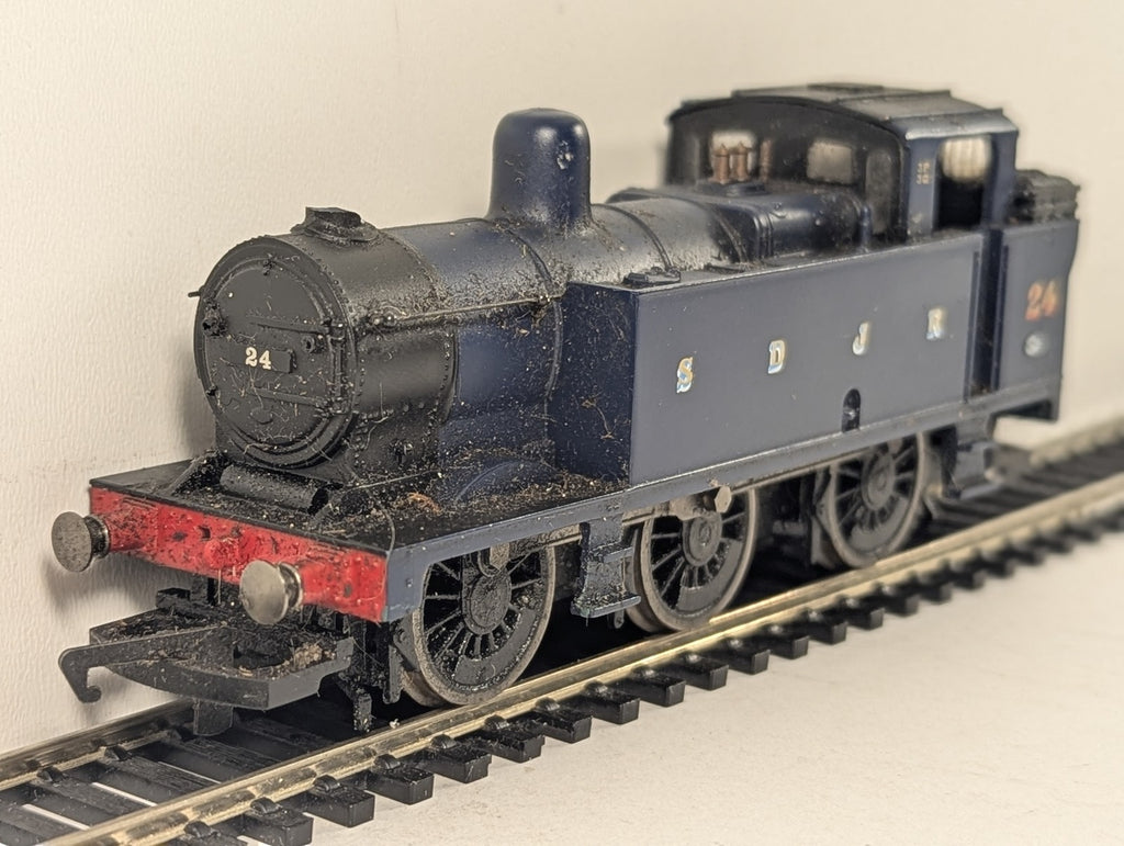 Hornby OO Gauge Class 3F Jinty 0-6-0T Locomotive 24 SDJR Blue 32-227