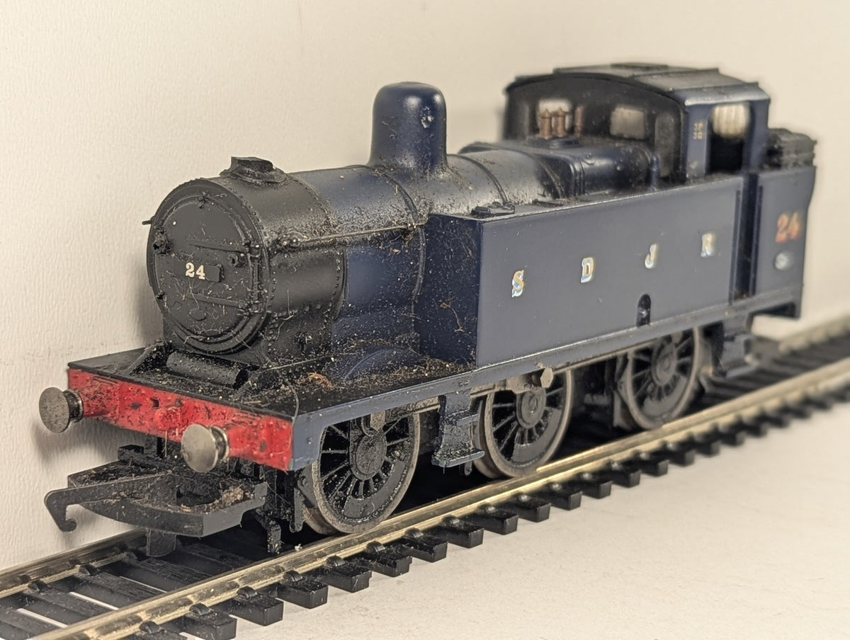 Hornby OO Gauge Class 3F Jinty 0-6-0T Locomotive 24 SDJR Blue 32-227