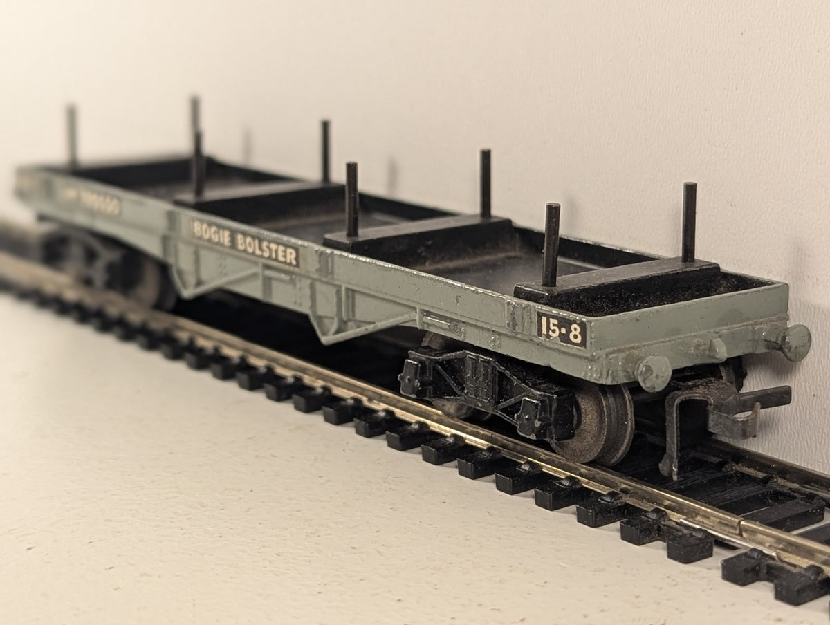 Hornby Dublo OO Gauge 30-Ton Bogie Bolster Wagon Goods Wagon M720550 BR Grey