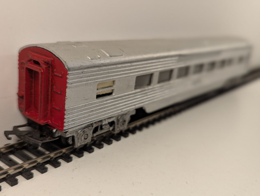 Tri-ang R24 OO Gauge Silver Transcontinental Passenger Car - repainted