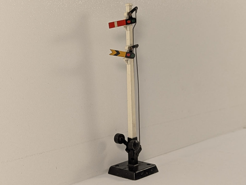 Hornby-Dublo 32131 OO Gauge Double Arm Upper Quadrant Signal - Boxed