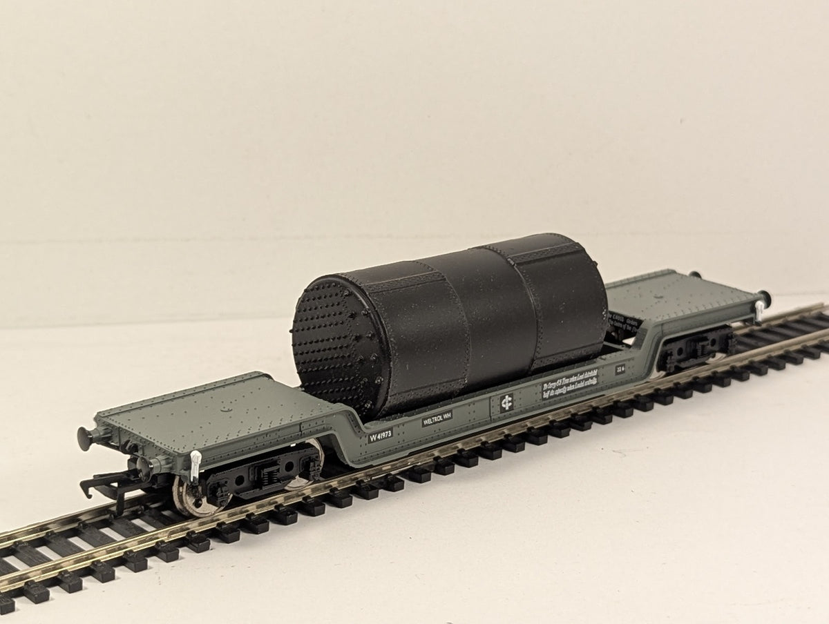 Bachmann OO Gauge 45 Ton Bogie Well Wagon Goods Wagon W 41973 BR Grey 33-901C