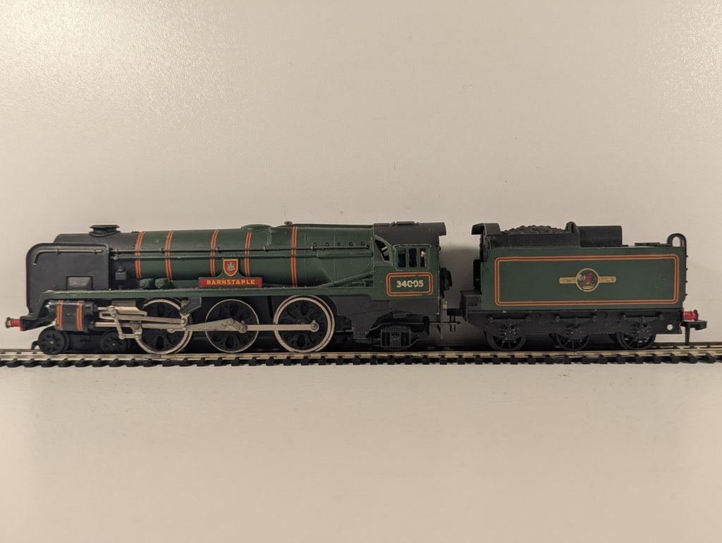Hornby Dublo OO Gauge West Country Class 'Barnstaple' Steam Loco