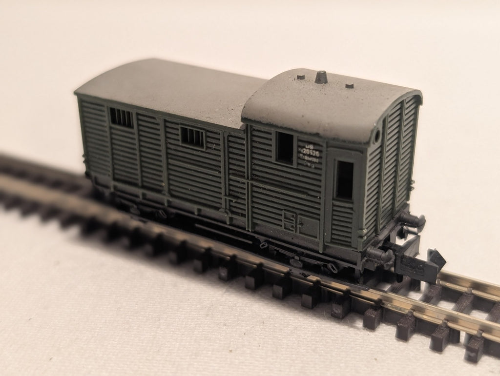 Minitrix N Gauge DB Freight Train Caboose