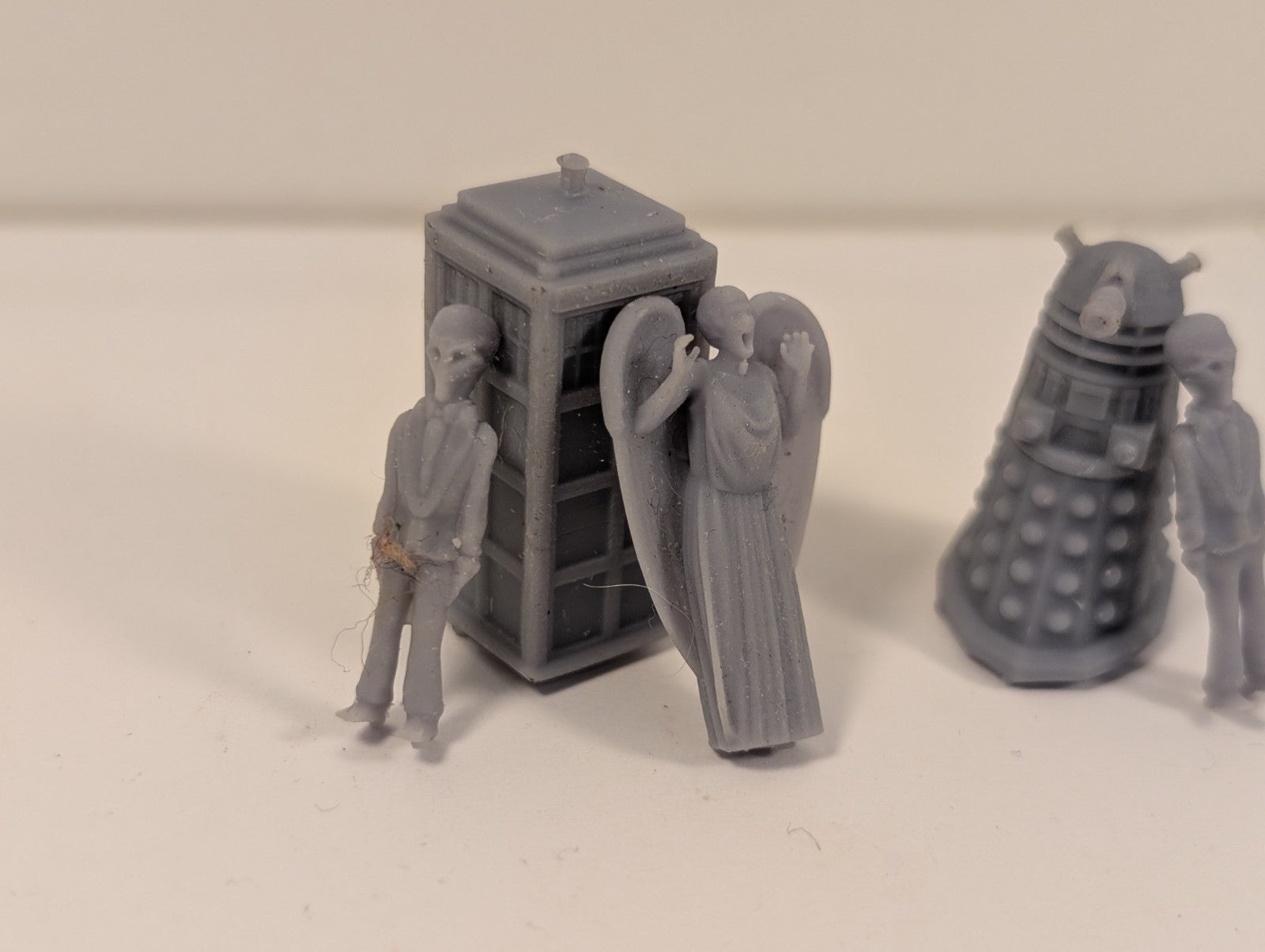 Doctor Who Unpainted Resin Characters OO Gauge