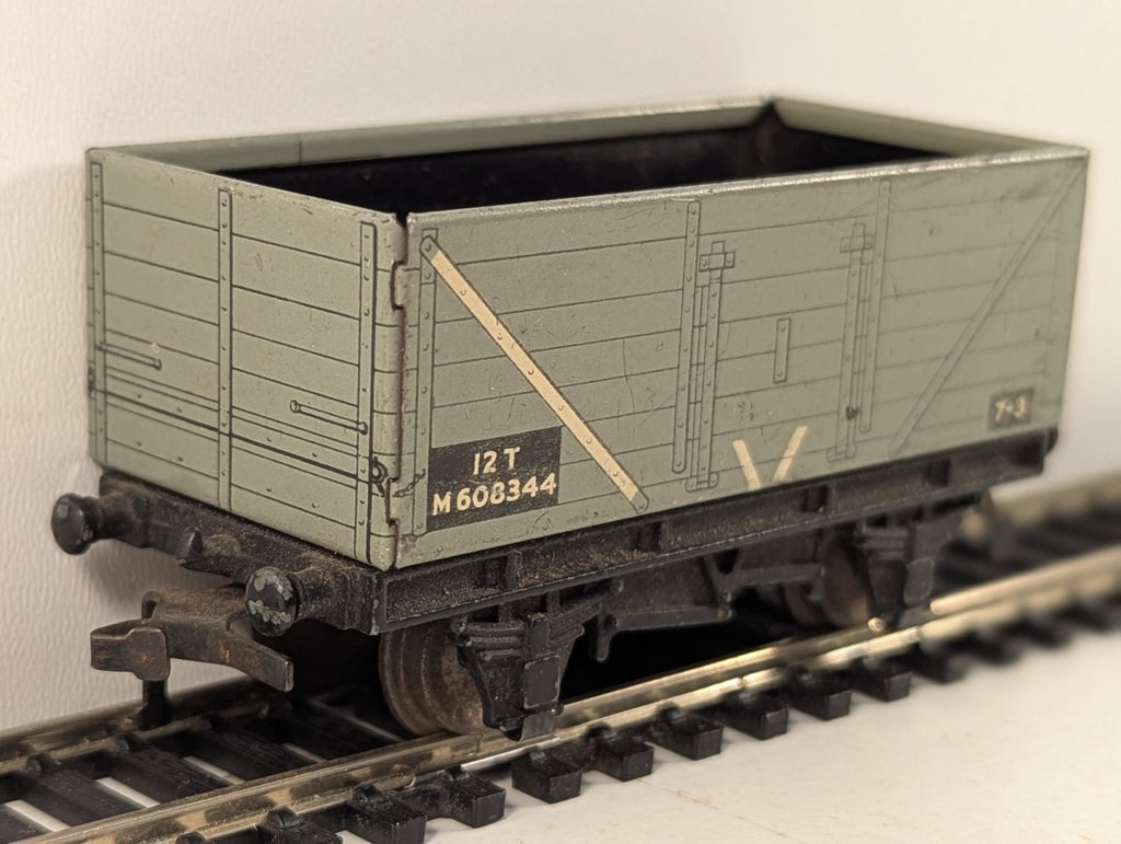 Hornby Dublo OO Gauge 12-Ton Open Wagon Wagons M608344 BR Grey D1