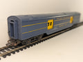 Tri-ang OO Gauge Transcontinental Baggage Car Passenger Coach Blue & Yellow R128