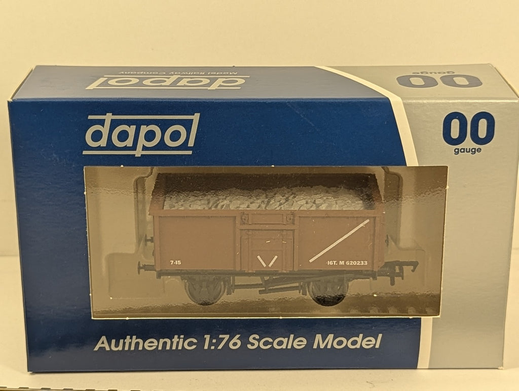 Dapol OO Gauge 16T Steel Mineral Wagon Goods Wagon M620233 BR Bauxite 4F-030-104