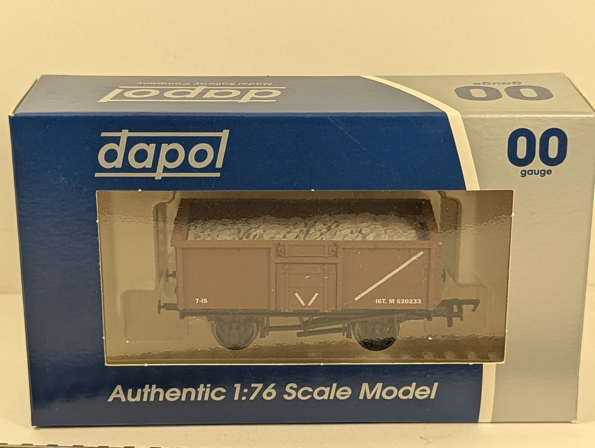 Dapol OO Gauge 16T Steel Mineral Wagon Goods Wagon M620233 BR Bauxite 4F-030-104