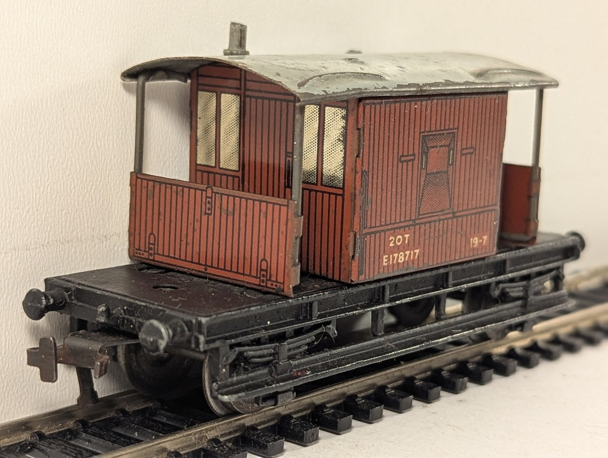 Hornby Dublo OO Gauge BR 20-Ton Goods Brake Van Goods Wagon E178717 BR Bauxite