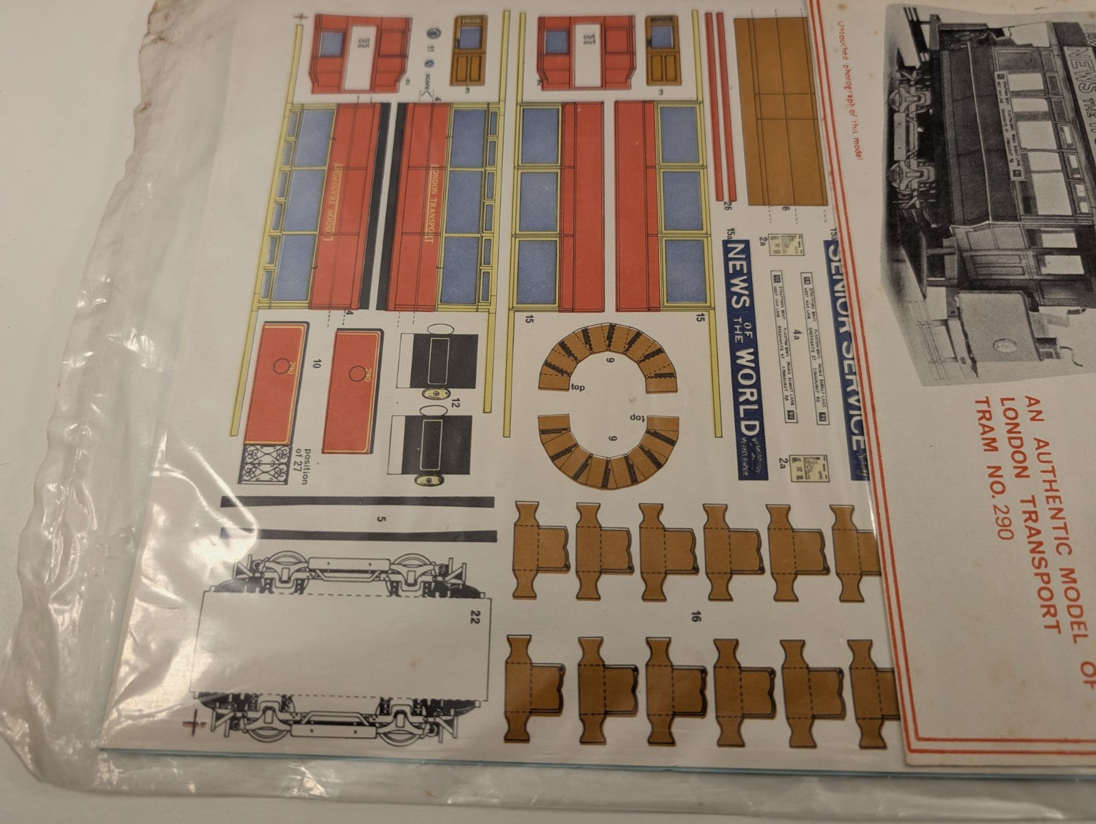 Lilliput Miniatures London Transport Tram No. 290 – Card Model Kit (OO/HO Scale)
